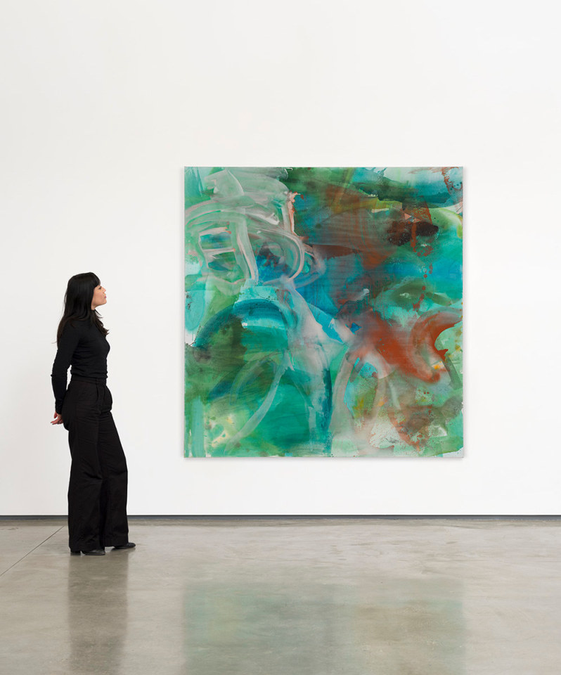 Mary Weatherford, Through the Trees, 2021