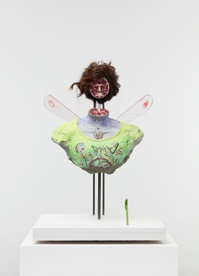 David Altmejd, Smoking with Oneself, 2021