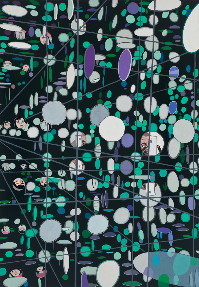 Jonas Wood Untitled (Kusama Double-Portrait), 2012