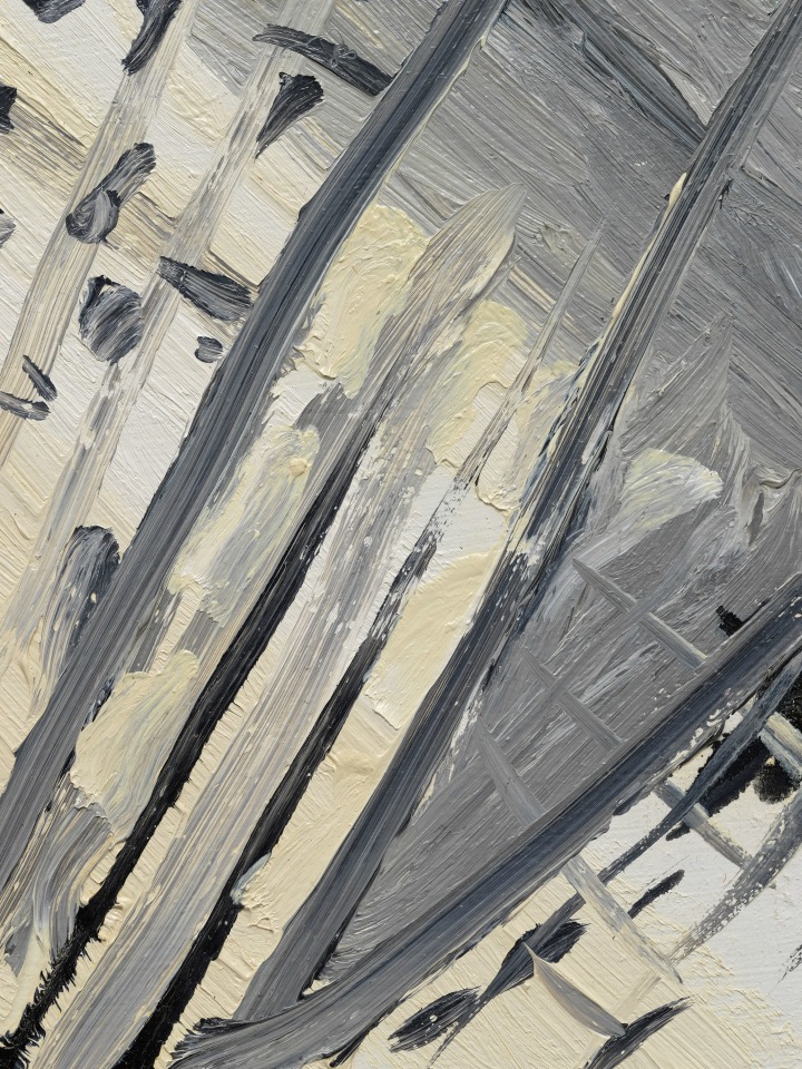 Martha Diamond, Study for Grey Cityscape, 1989