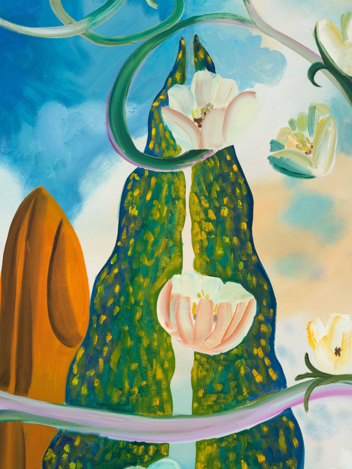 Shara Hughes, Pearly Gates, 2025