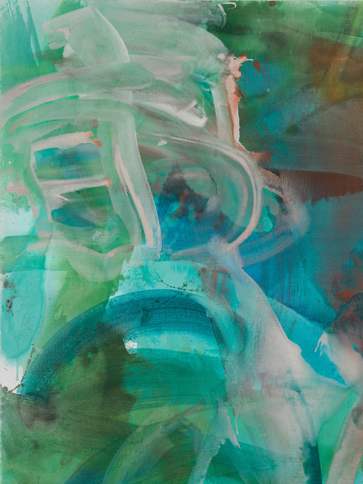 Mary Weatherford, Through the Trees, 2021