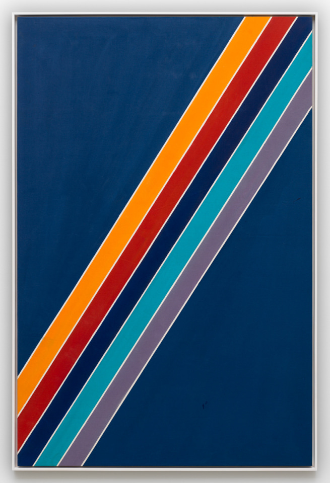 Sam Gilliam Blue Let, 1965