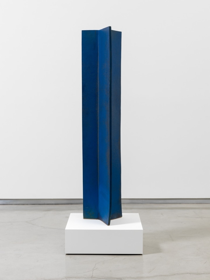 John Mason Vertical Intersection, Blue, 1997
