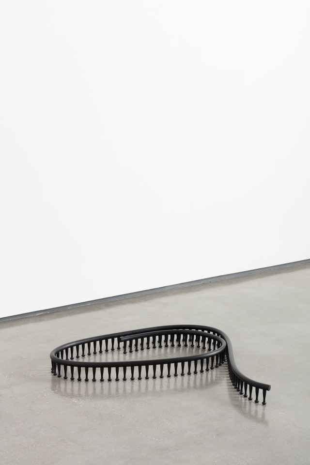 Ricky Swallow, Floor Sculpture with Pegs #2, 2018