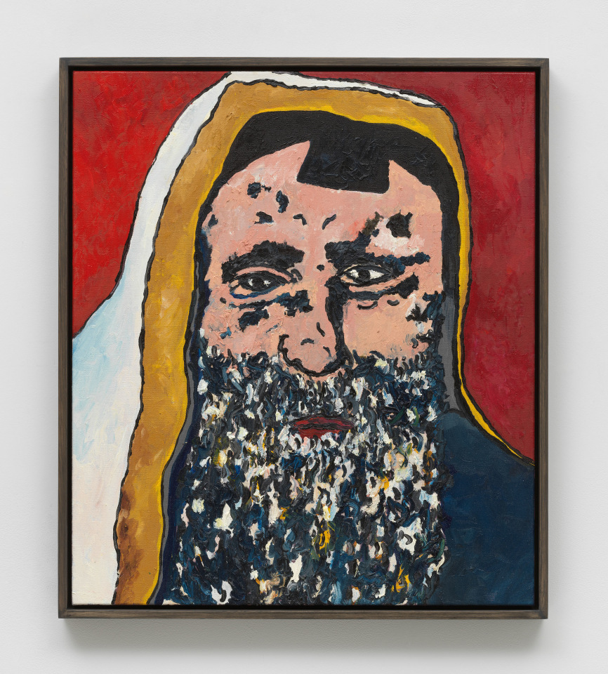 Joel Mesler, Rabbi with gold shawl, 2023