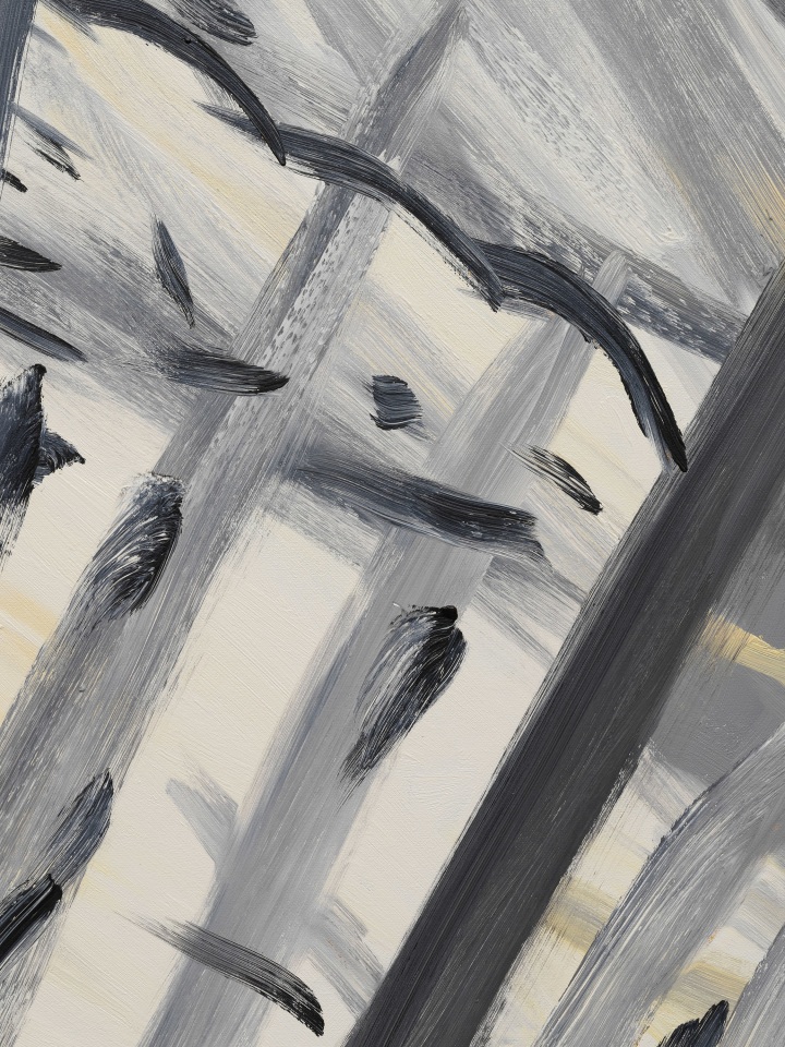 Martha Diamond, Grey Cityscape, 1990