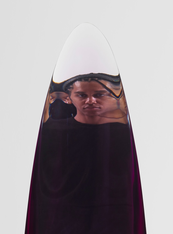 Fred Eversley, Untitled (cylindrical lens), 2022