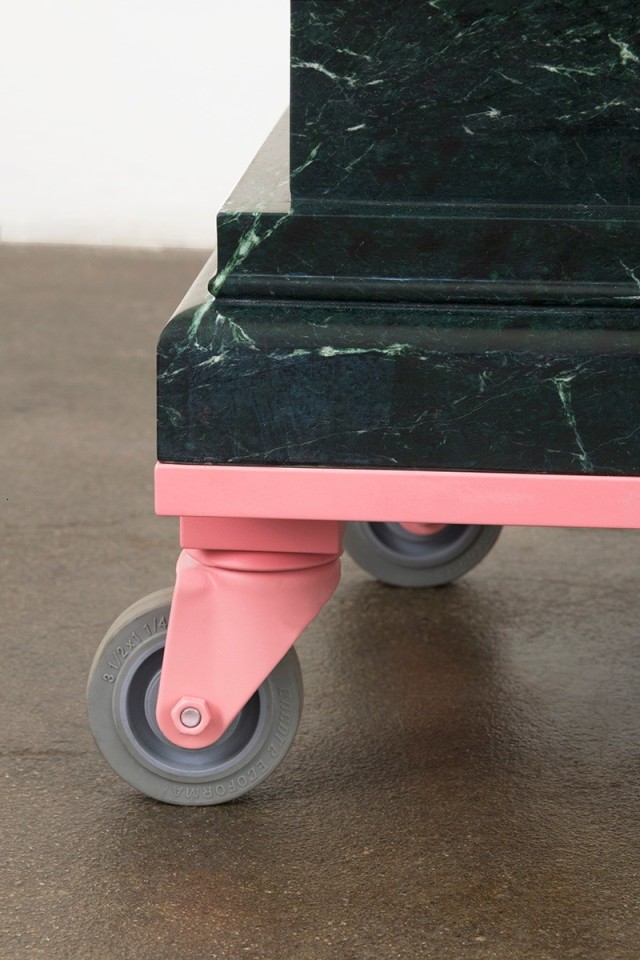 Shahryar Nashat Mother on Wheels (Verde Antique),&nbsp;2018