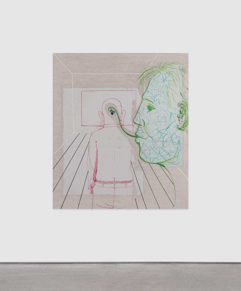 Michael Williams, Interior with Figures, 2022