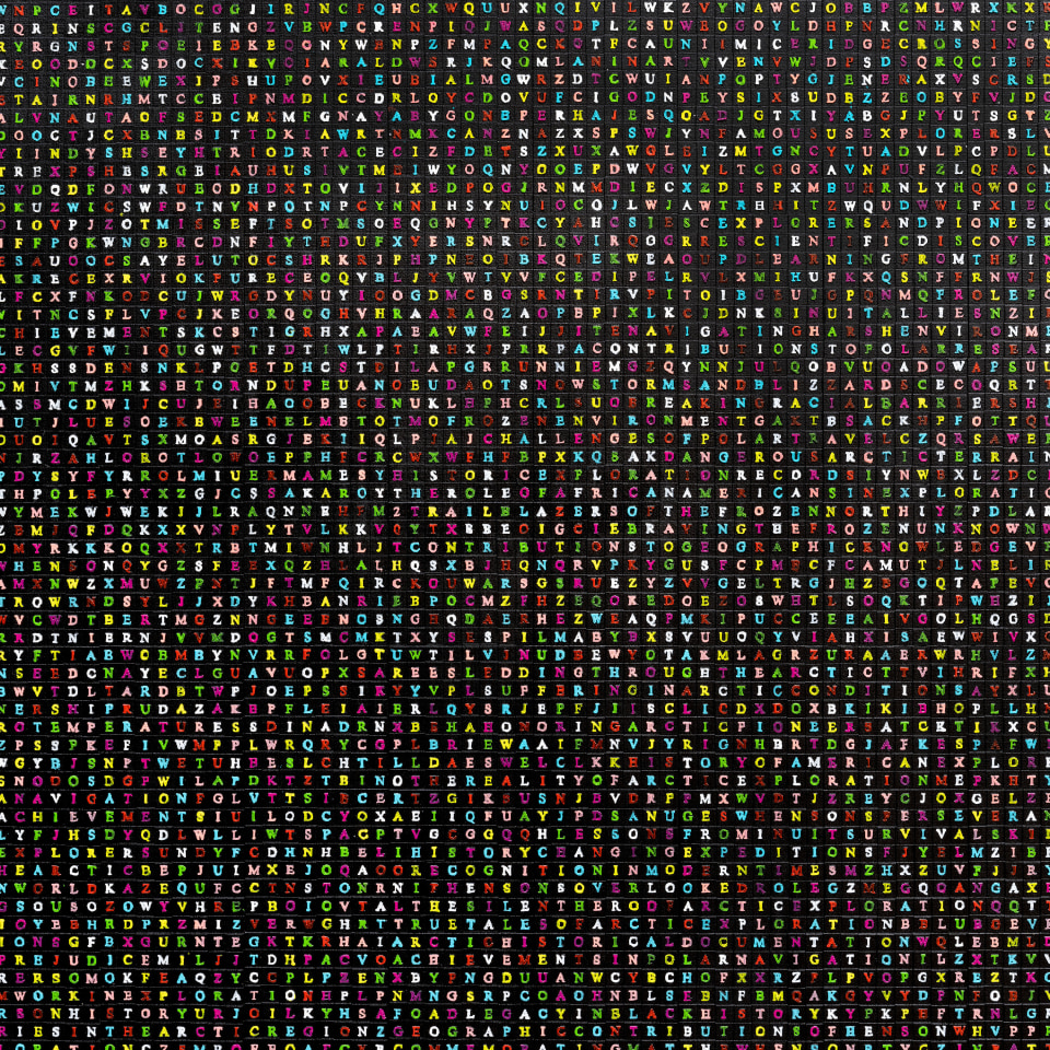 Tavares Strachan, Gemini VIII (Dog, Woman, and Tent), 2025