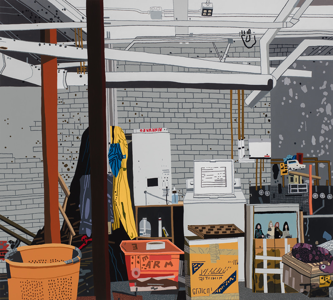 Jonas Wood Basement on Pigeon Hill, 2017