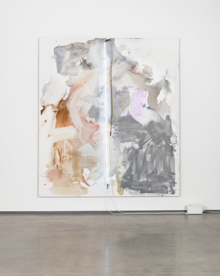 Mary Weatherford silver mountain cave, 2017