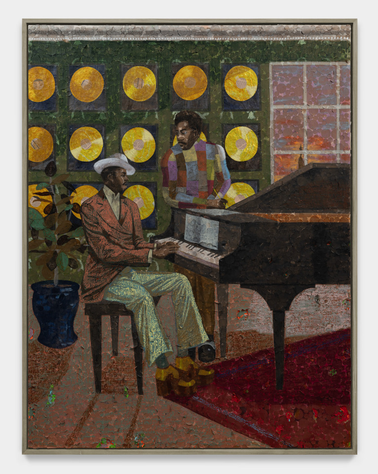 Derek Fordjour, The Philadelphia Sound, 2025