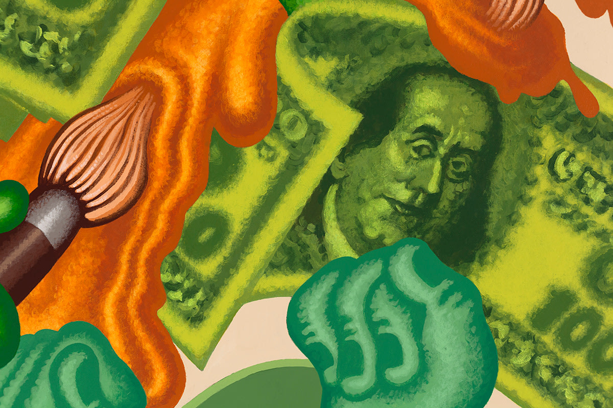 Peter Saul Art and Money, 2015