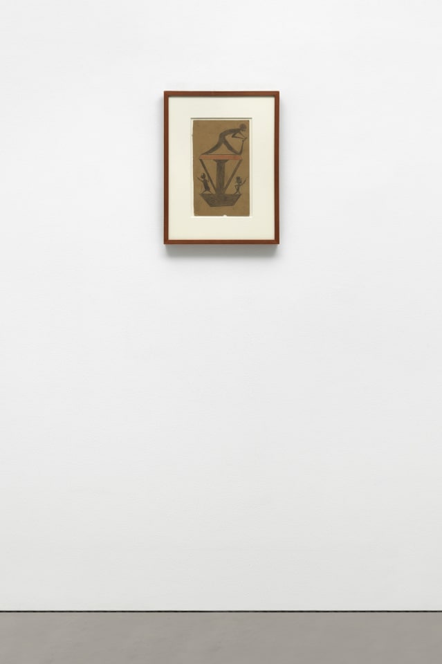 Bill Traylor, Untitled (Figures/Construction), c. 1939 - 1942