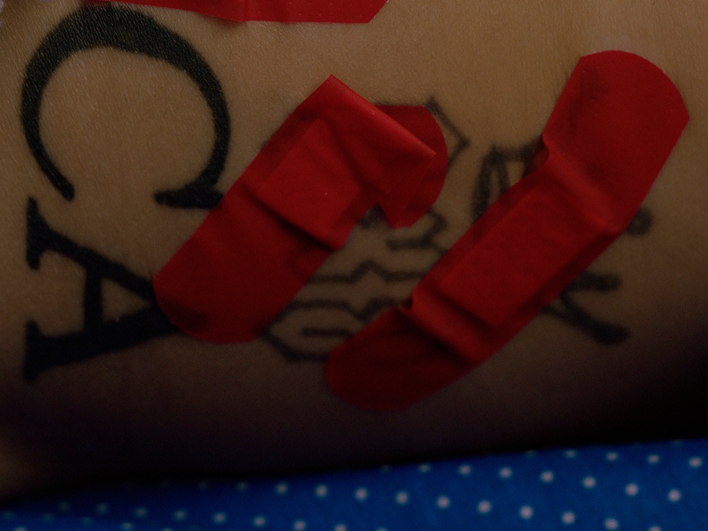 Torbj&oslash;rn R&oslash;dland, Red,&nbsp;White and Ink, 2021