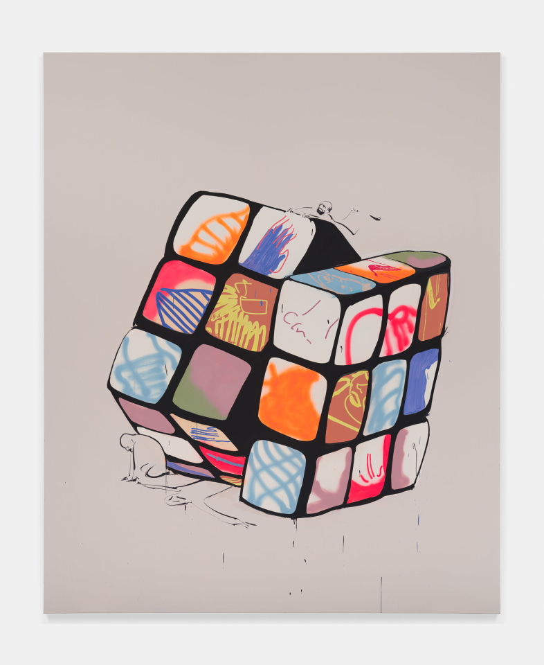 Tala Madani, Puzzle Pussy (Crushed), 2023