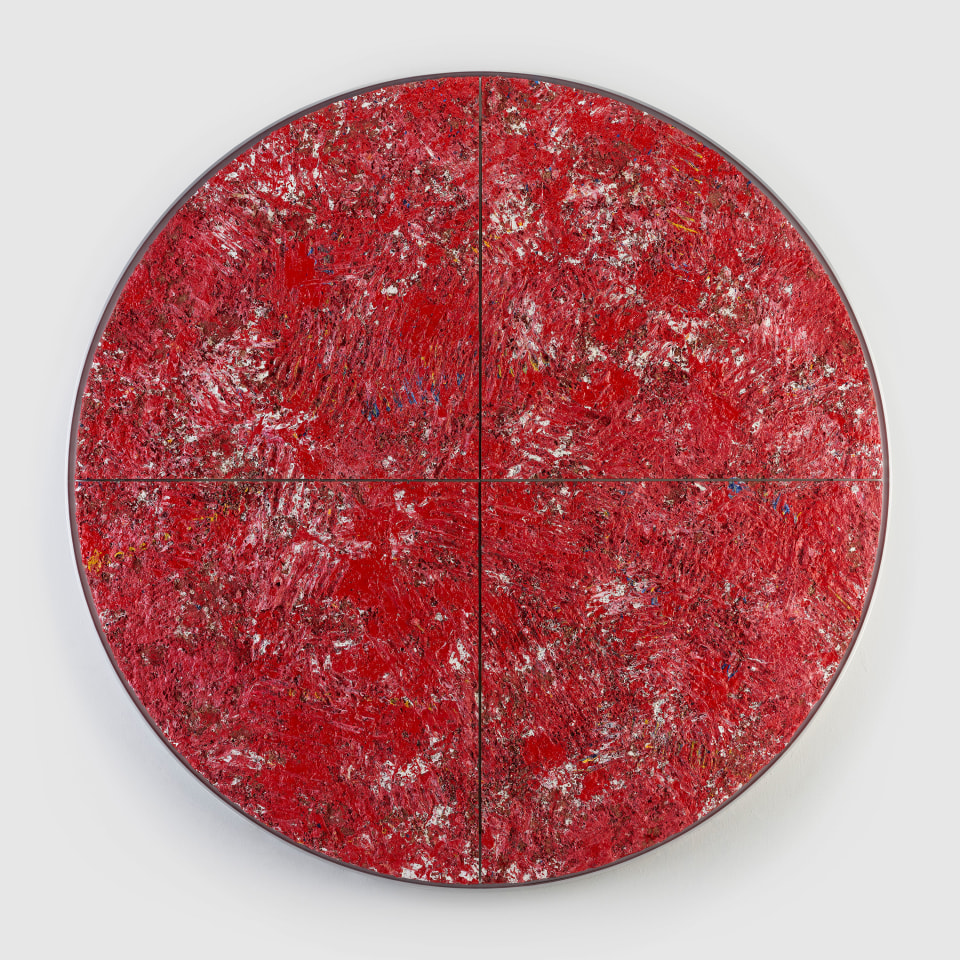 Sam Gilliam, Untitled (tondo), 2022