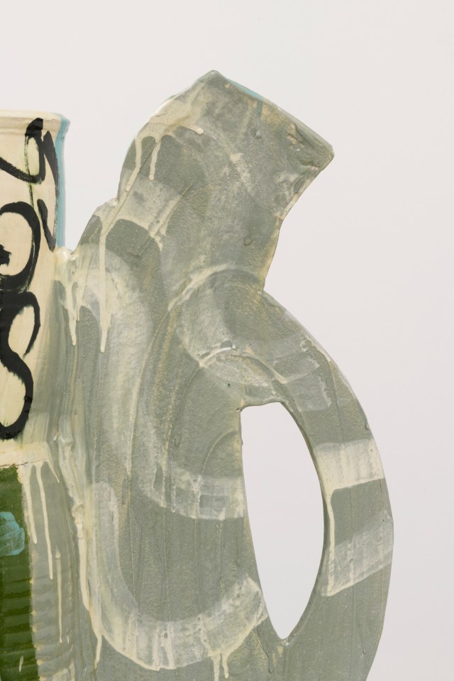 Betty Woodman Aztec Vase and Carpet #7, 2014