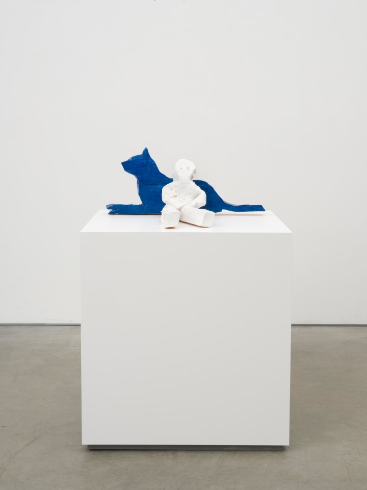 Valentin Carron, Child and Dog (lying), 2022