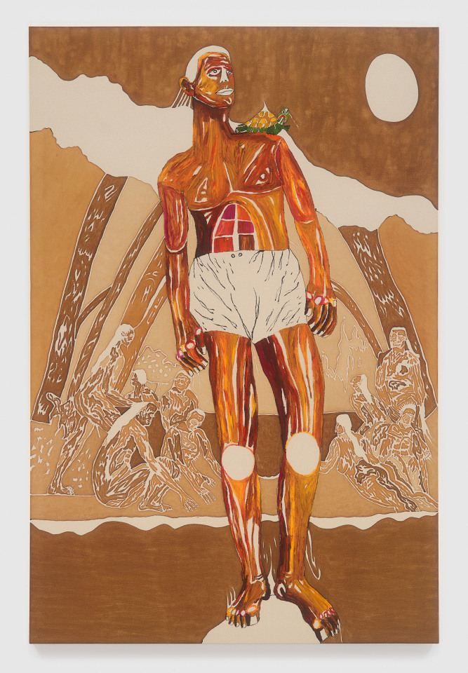 Chase Hall, Large Bather (With a Turtle), 2023