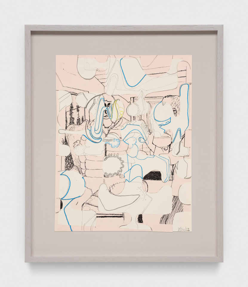 Michael Williams, Untitled Puzzle Drawing (Antitilapia), 2022