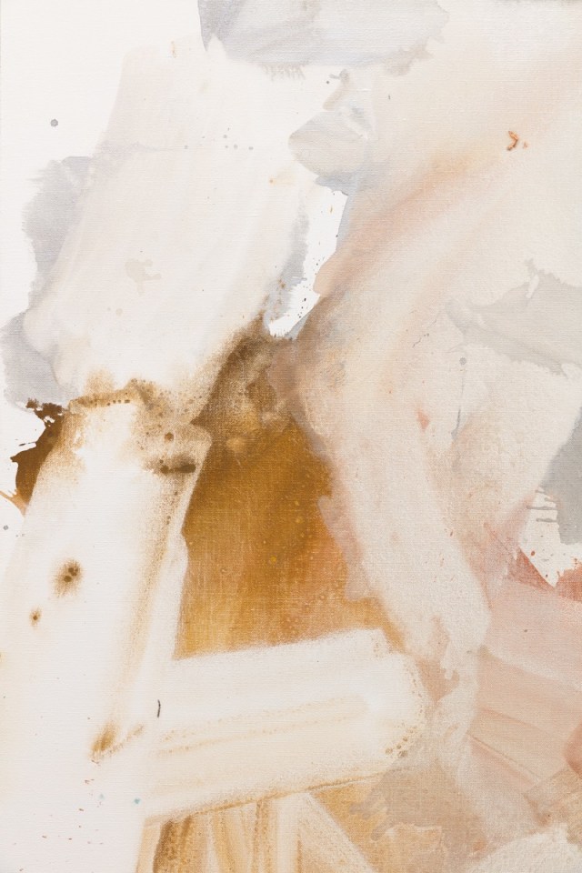 Mary Weatherford silver mountain cave, 2017