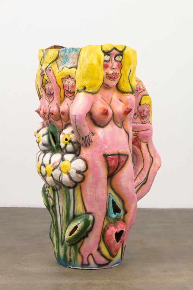 Ghosts, 2019 ceramic with glaze