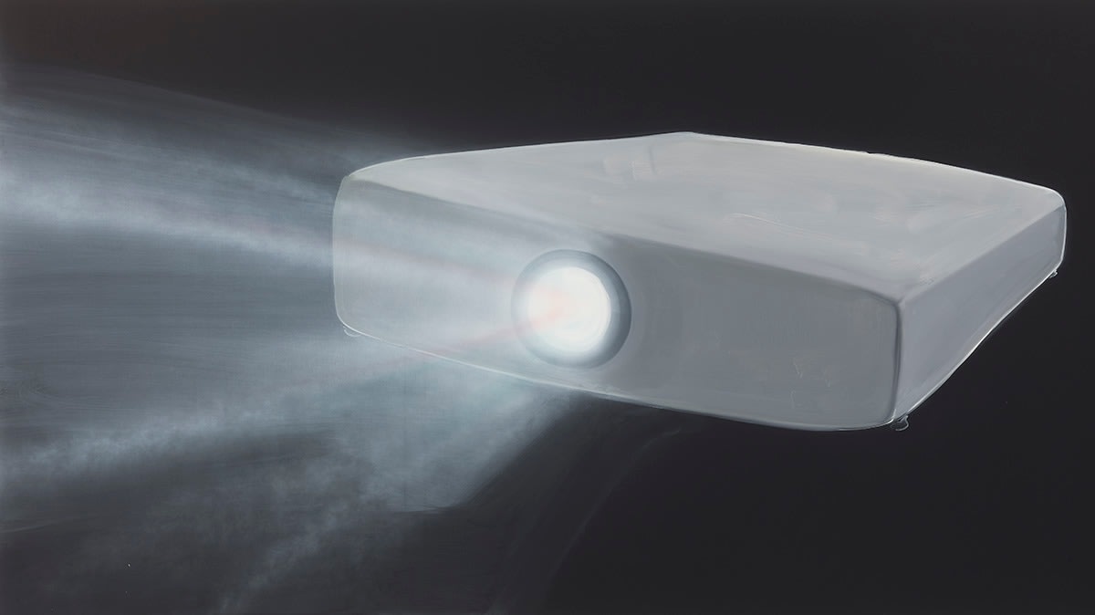 Tala Madani Corner Projection (Time), 2019