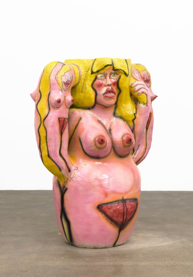 Untitled (Figure with Small Women), 2019