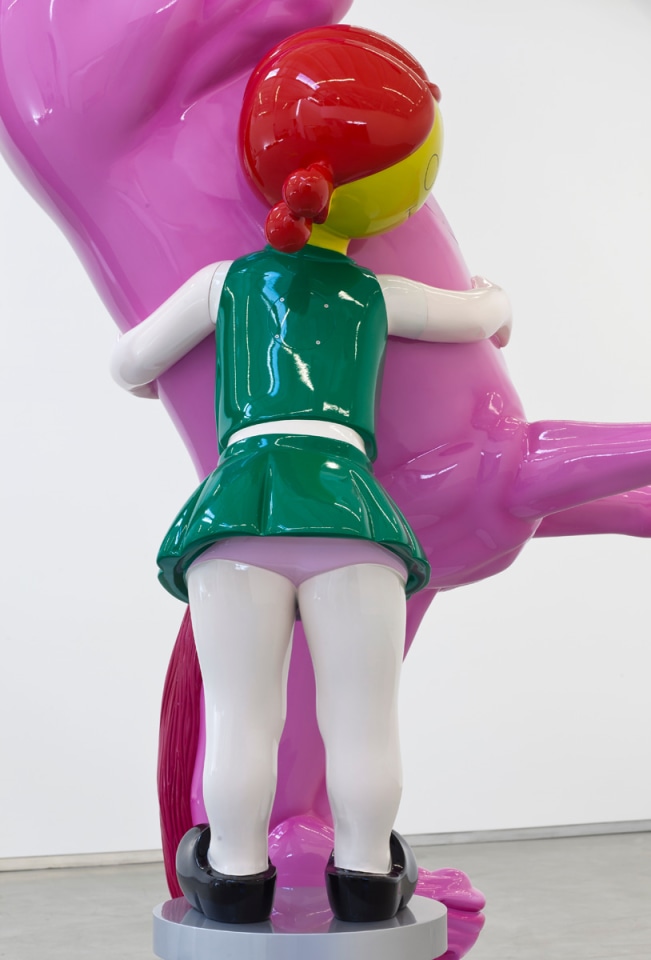 Richard Jackson Little Girl and Upside Down Unicorn, 2011