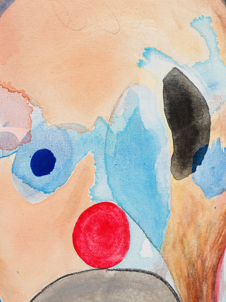 Jason Fox, Homer Wolf Skull with Sky, 2024