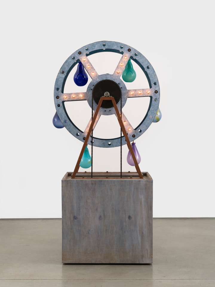 Derek Fordjour, Burden Cycle Study (White), 2019