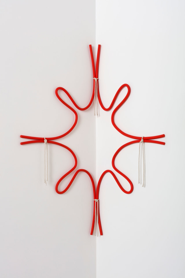 Ricky Swallow, Corner Form with Rope (Pulled Star), 2019