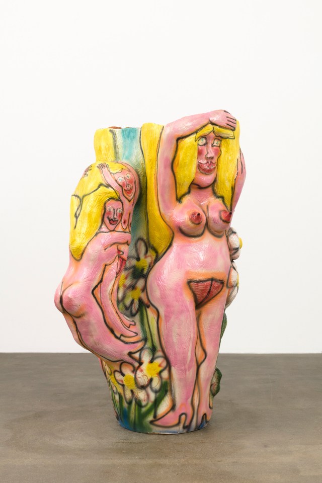 Ghosts, 2019 ceramic with glaze