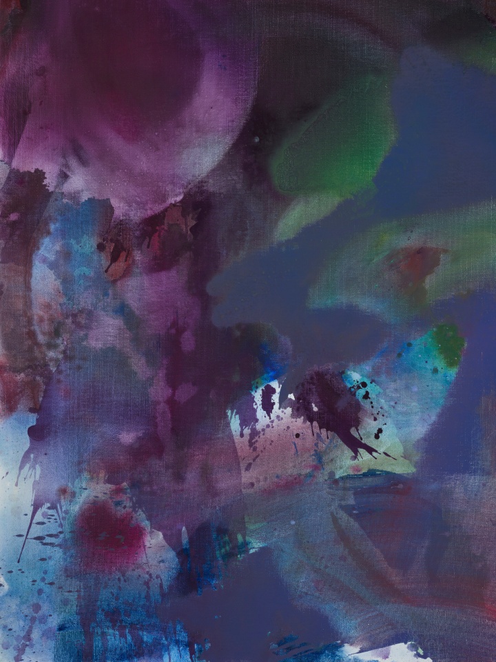 Mary Weatherford, Light Falling Like a Broken Chain; Paradise, 2021