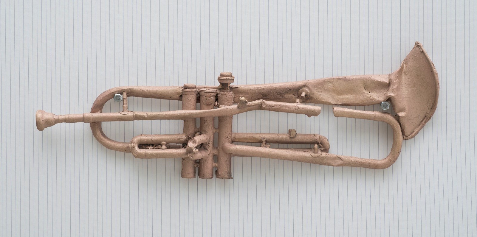 Valentin Carron Ghetto, tobacco, cobalt blue, 2012