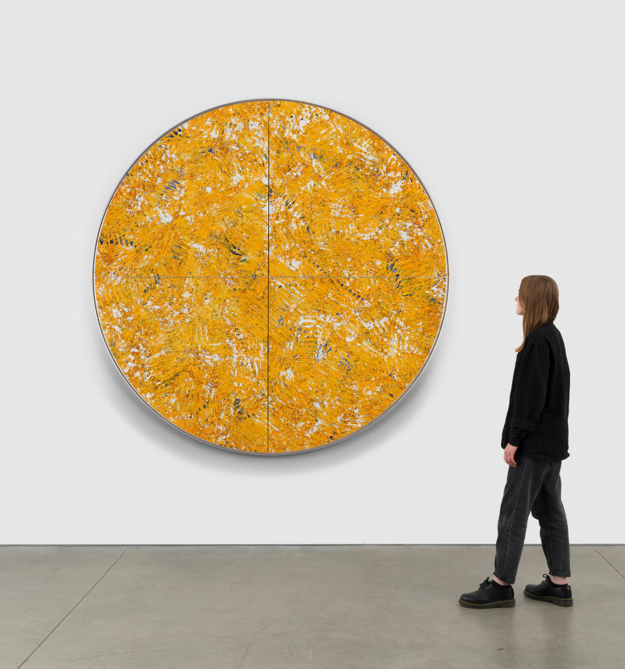 Sam Gilliam, Untitled (tondo), 2022