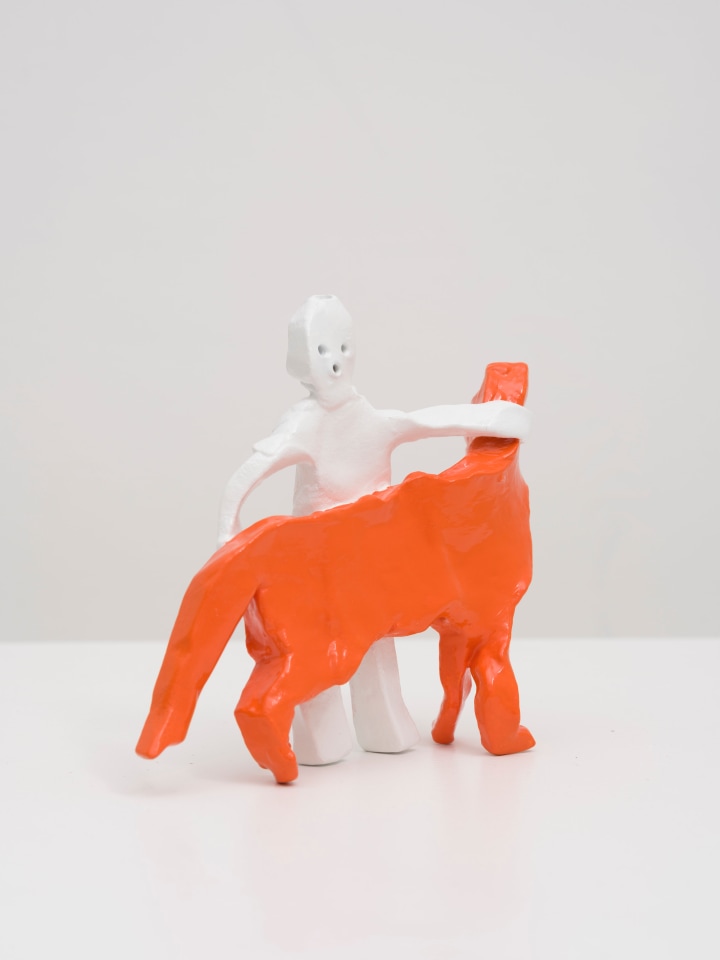 Valentin Carron, Child and Dog, 2022