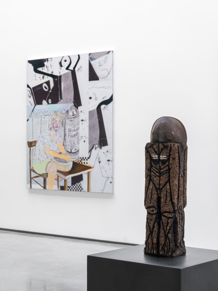 Huma Bhabha and Michael Williams