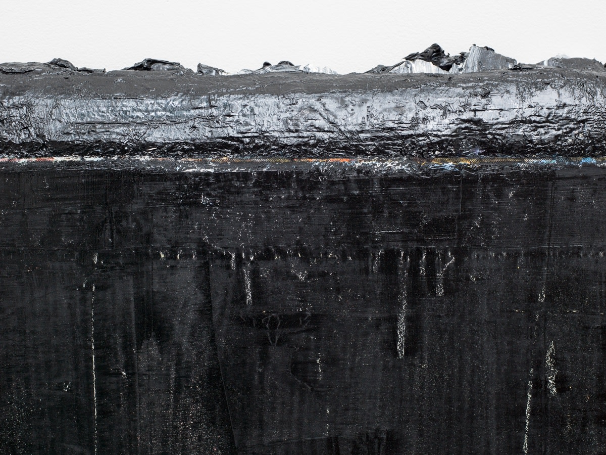 Andrew Dadson Black Lean Painting, 2013