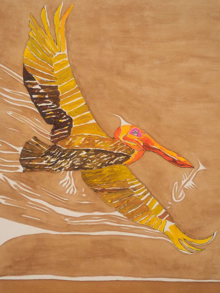 Chase Hall, Whitewash (Pelicanus Occidentalis), 2023