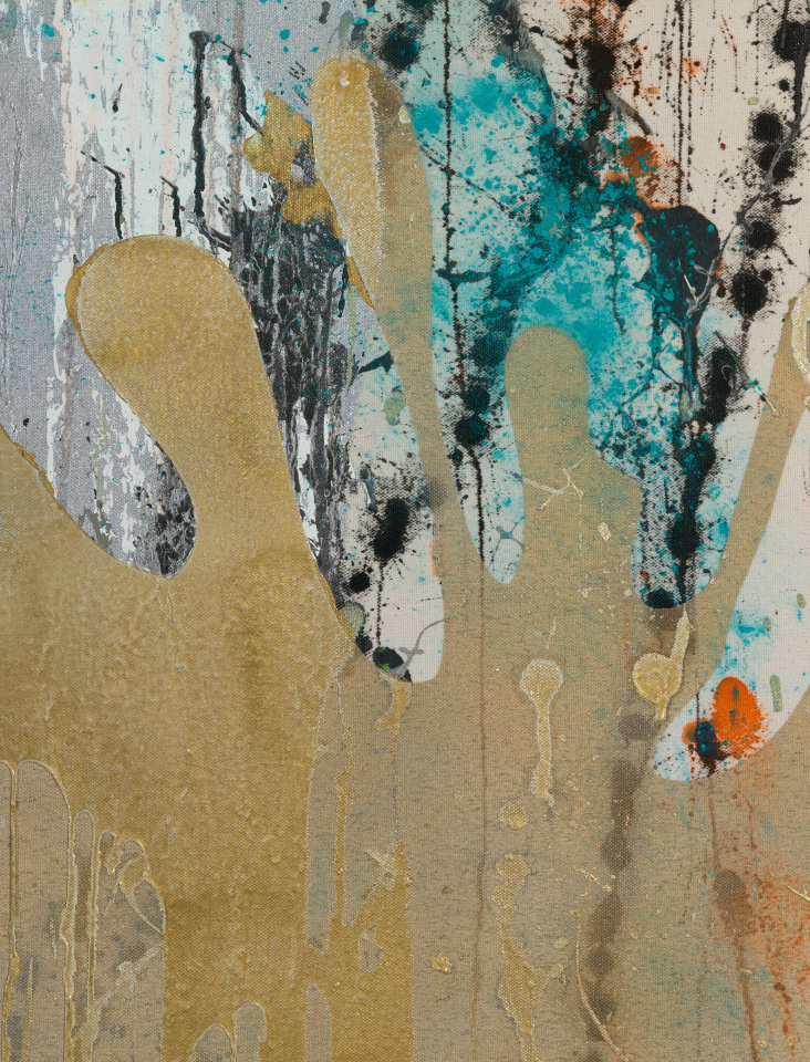 John Armleder Compression Z, 2019