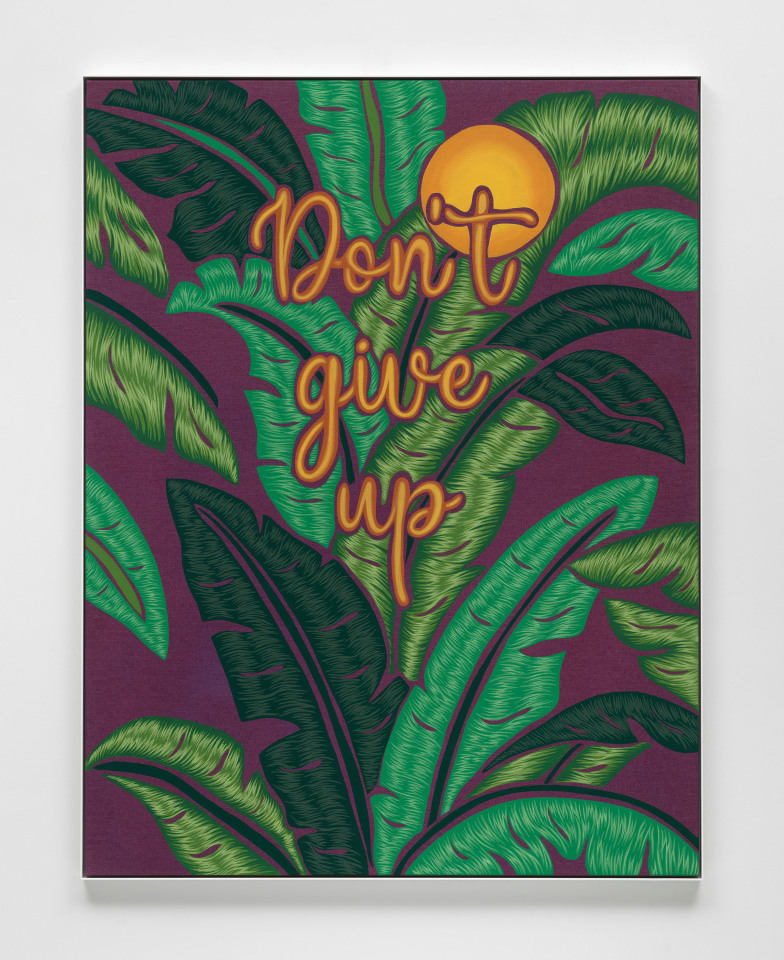 Joel Mesler, Untitled (Don&#039;t Give Up), 2023