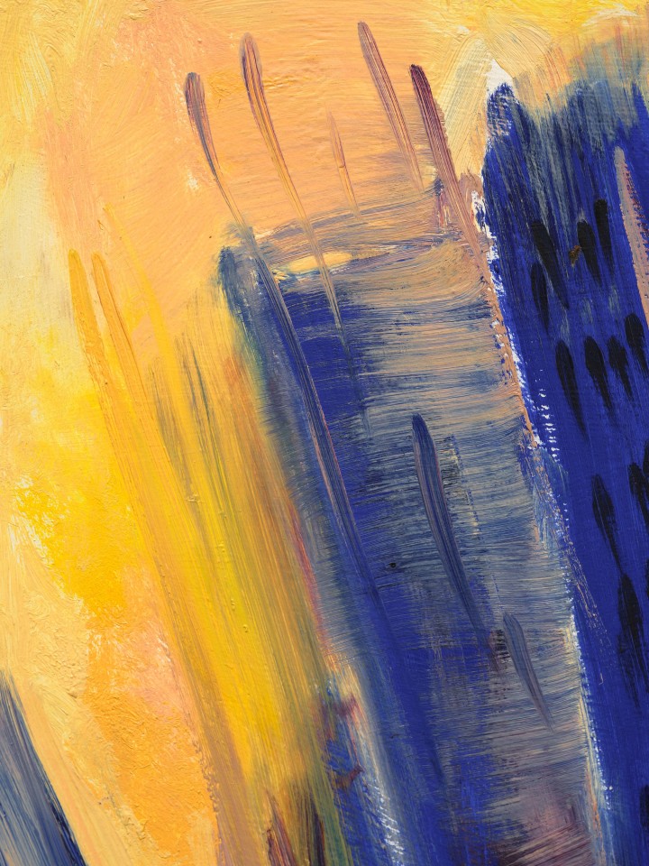 Martha Diamond, Study for Yellow Sky, 1986