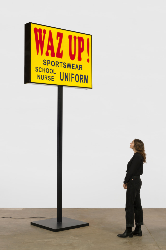 Lauren Halsey WAZ UP!, 2020