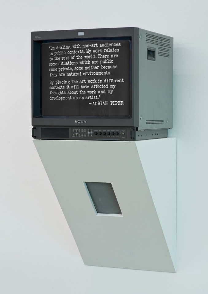 Adrian Piper The Mythic Being, 1973