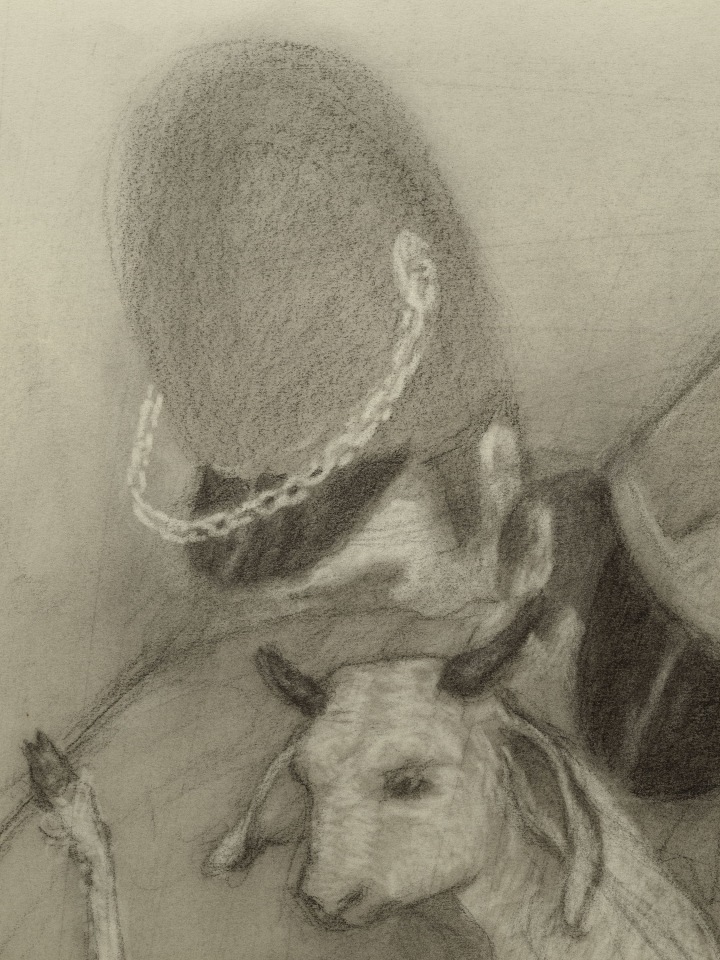 Jared Buckhiester, Few sheepherders are horsemen II, 2023