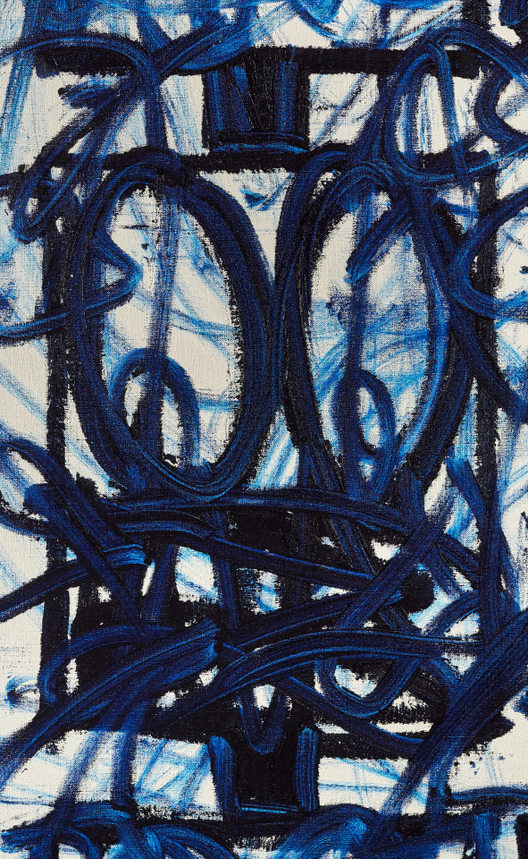 Rashid Johnson, Bruise Painting &quot;Love Walked In&quot;, 2021